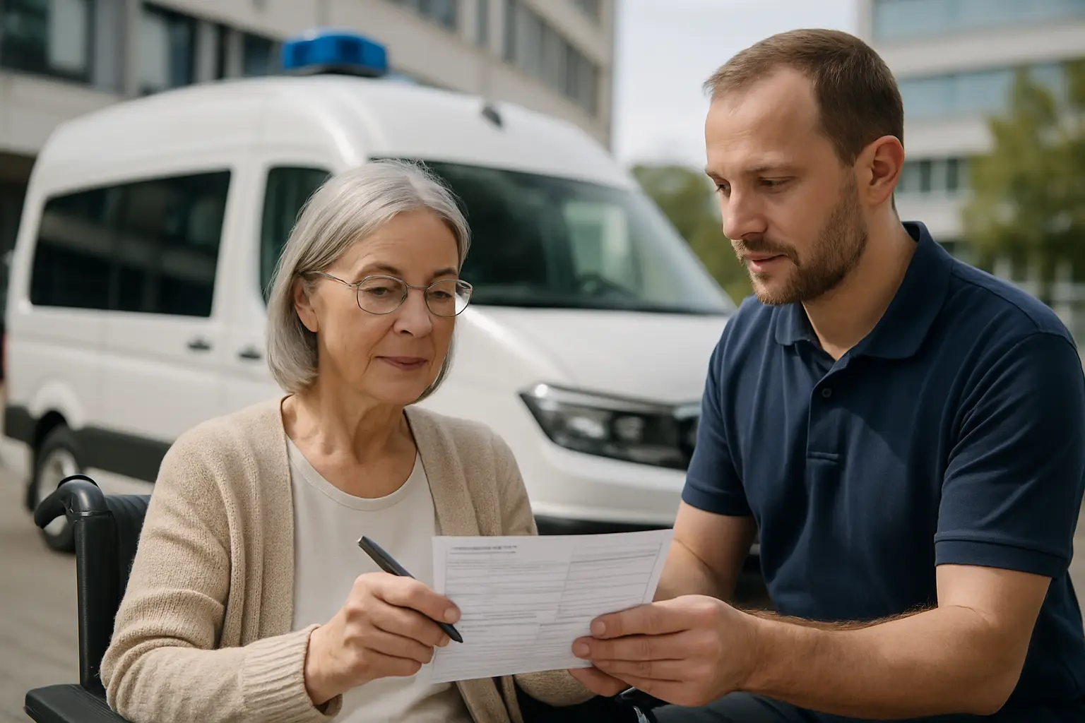 Krankenfahrt mit Transportschein in Chemnitz | Ablauf, Genehmigung & Tipps
