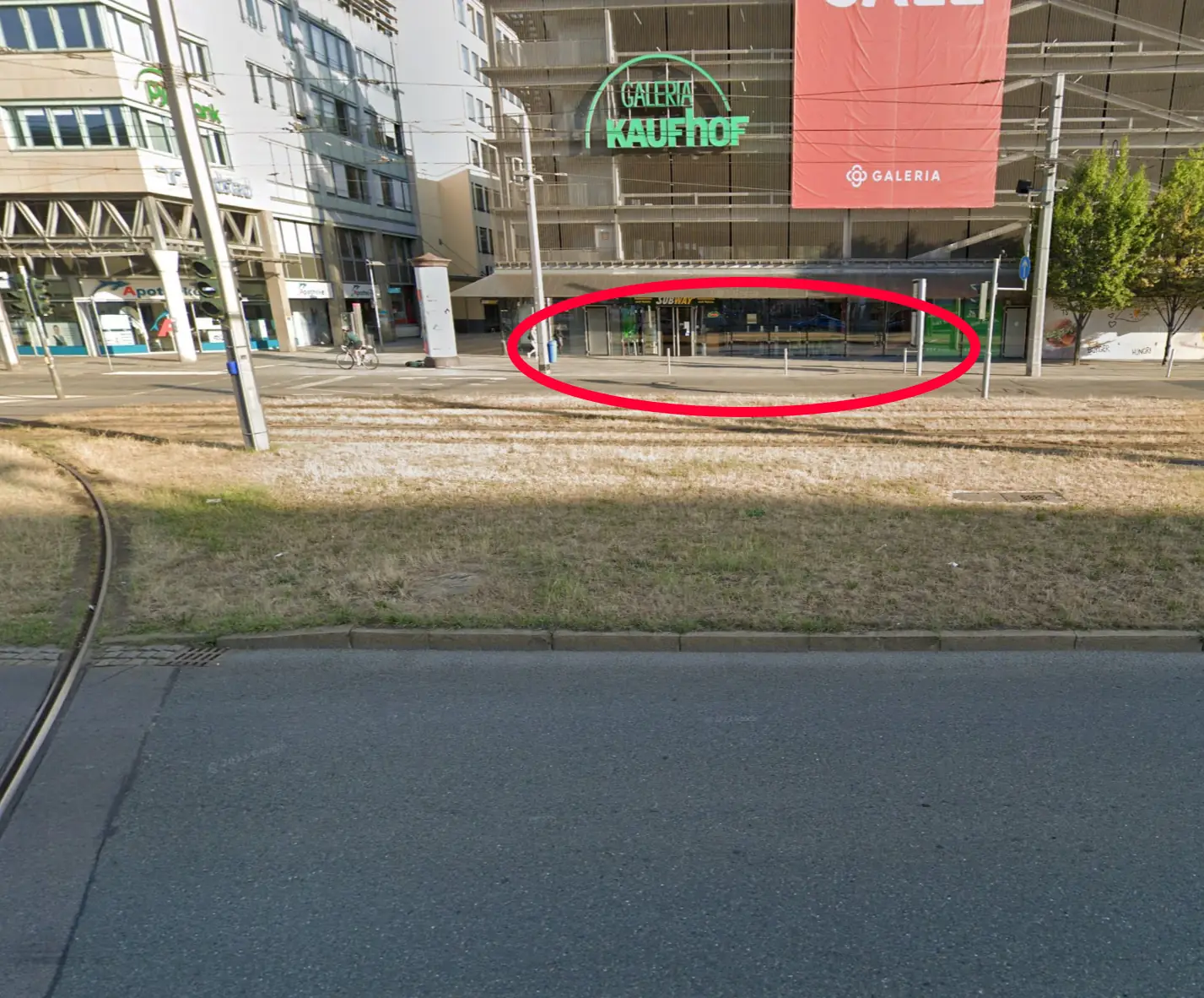 Taxi-Halteplatz an der Zentralhaltestelle Chemnitz