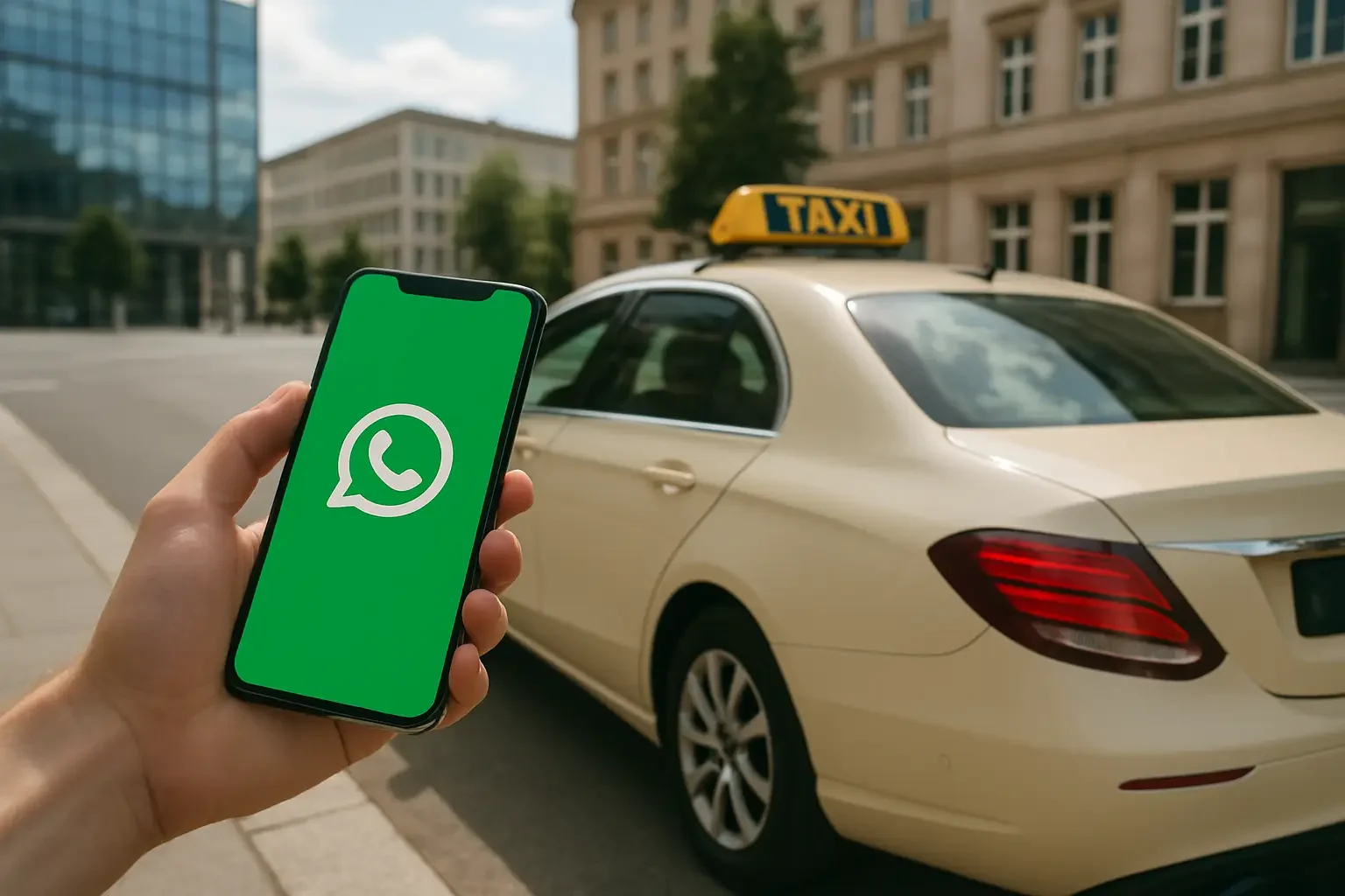Taxi per WhatsApp in Chemnitz – so geht’s schnell (inkl. Textvorlage)
